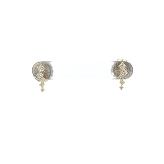 Plated Lab Grown Diamond Ear Climbers Earrings