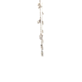 Sterling Silver Lab Grown Diamond Station Necklace