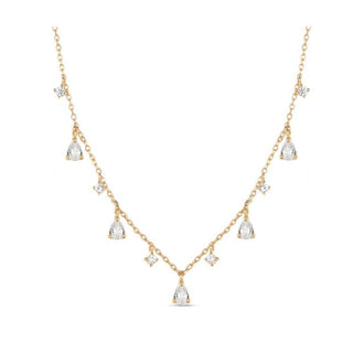Lab Grown Diamond Station Necklace