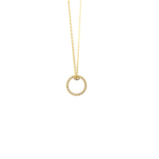 10KT Lab Grown Diamond Iconic Circle Pendant