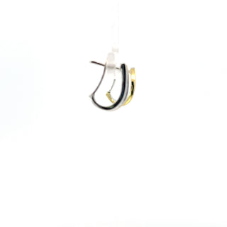Lab Grown Diamond Lever Back Hoop Earrings