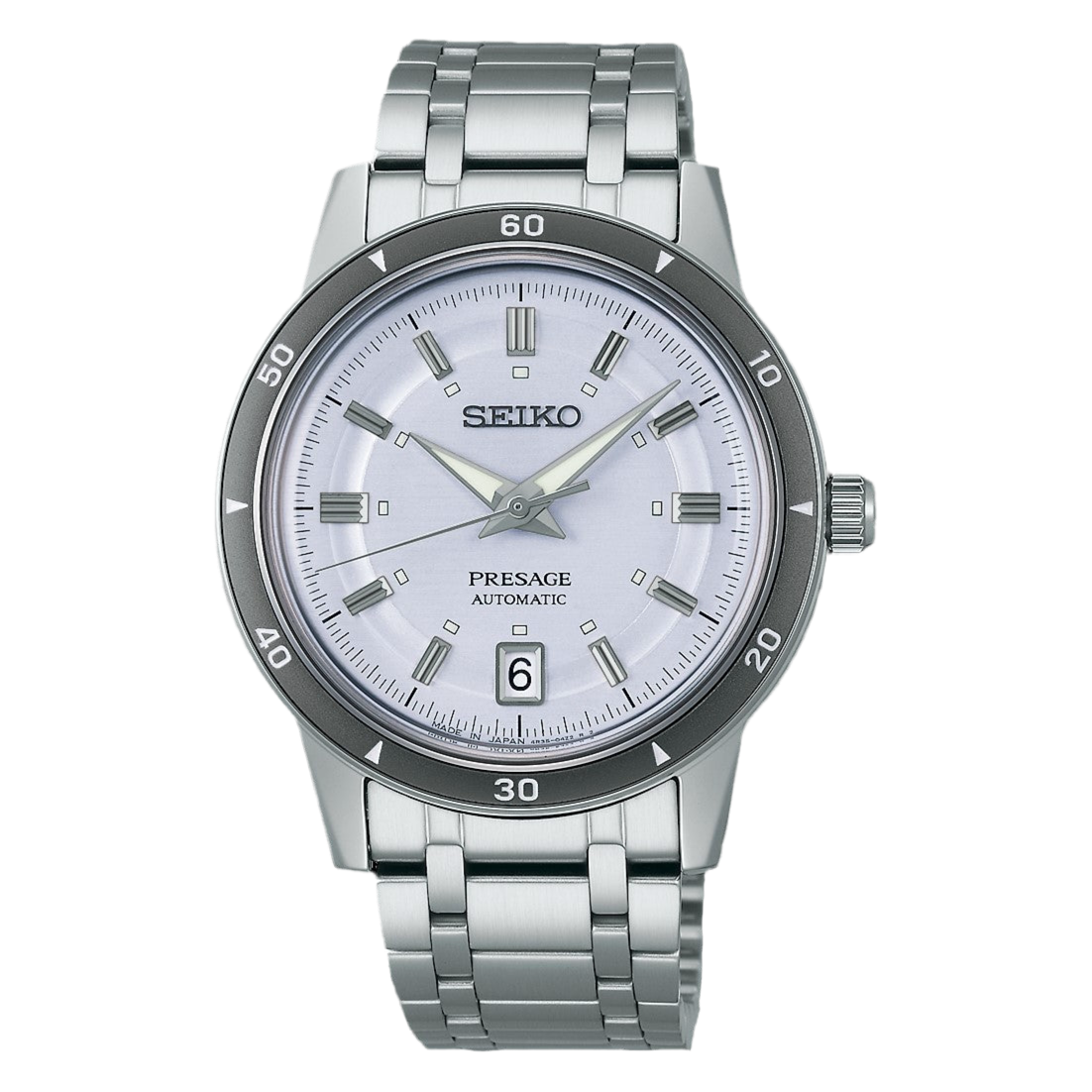 Seiko Presage Style 60s in Silvery Violet SRPL73J1