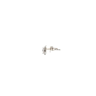 10K White Gold 0.46cttw Lab Grown Emerald Cut Diamond Earrings