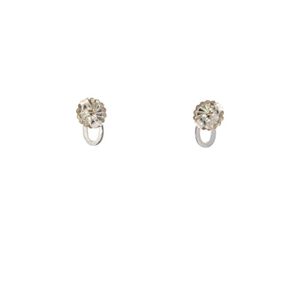 Lab Grown Diamond Oval Shaped Drop Earrings