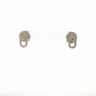 Lab Grown Diamond Open Minimalist Earrings