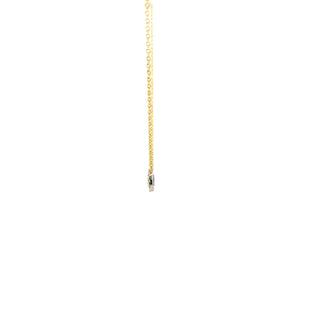 10KT Lab Grown Diamond Open Minimalist Necklace