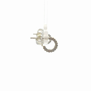 Lab Grown Diamond Fluted Huggies Earrings