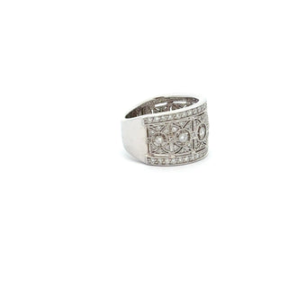 10K White Gold 0.85cttw Diamond Ring