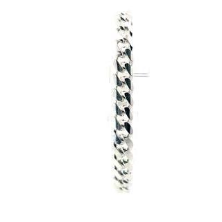 925 Sterling Silver 8.5mm Miami Cuban Link with Box Clasp - 8 Inches
