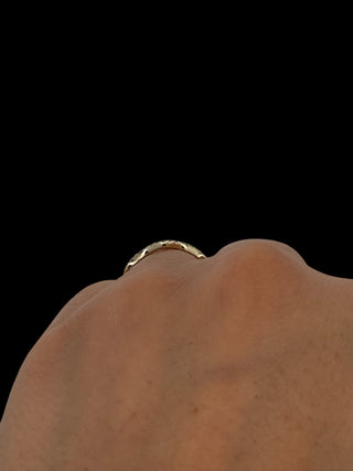 10K Yellow Gold 0.15cttw Diamond Ring