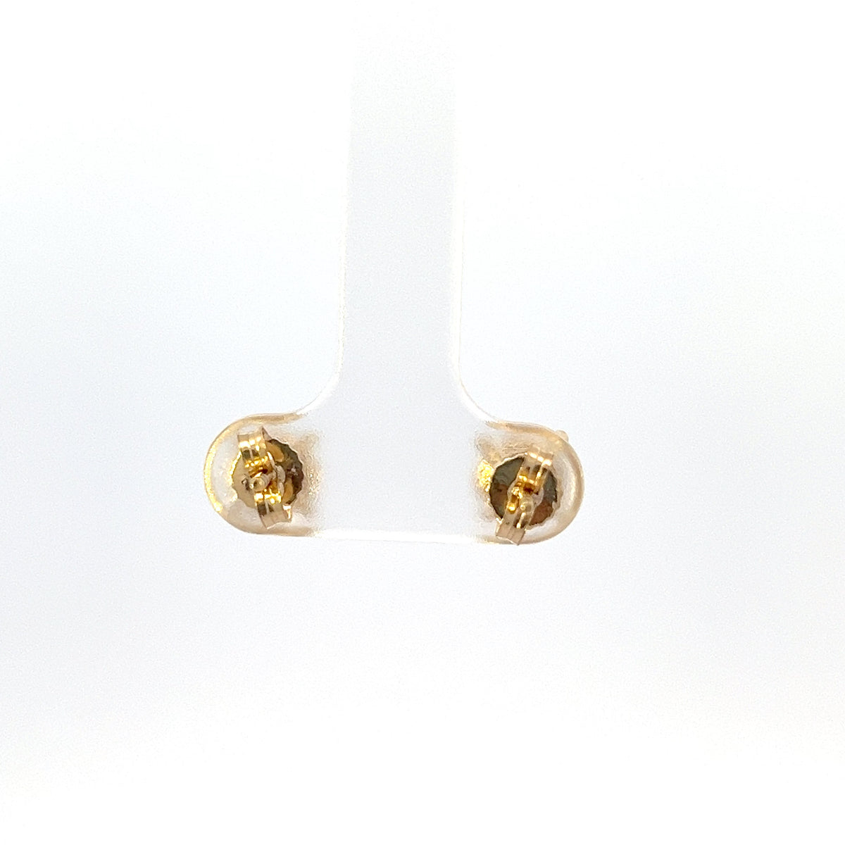 Aretes de oro amarillo de 14 quilates con diamantes cultivados en laboratorio de 1,05 quilates
