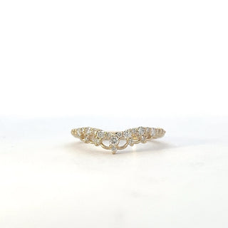 10K Yellow Gold 0.30cttw Diamond Wedding Band