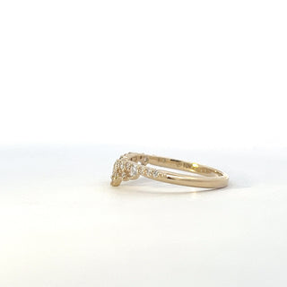 10K Yellow Gold 0.30cttw Diamond Wedding Band