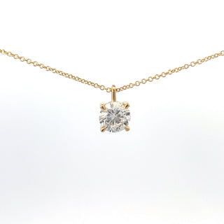 14K Yellow Gold 1.51ct Lab Grown Diamond Necklace