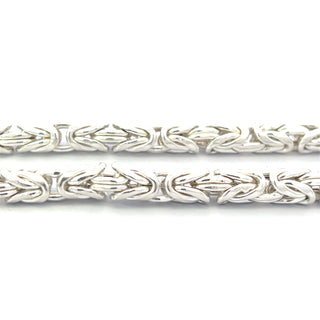 925 Sterling Silver 6mm King's Link Chain, 20"
