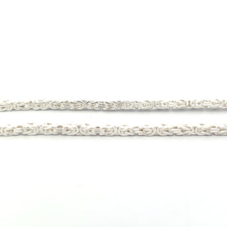 925 Sterling Silver 2.5mm King's Link Chain, 20"