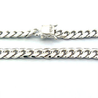 925 Sterling Silver 8.80mm Miami Cuban Link, 24"