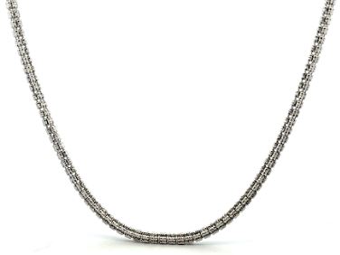 925 Sterling Silver 5mm Diamond Cut Chain