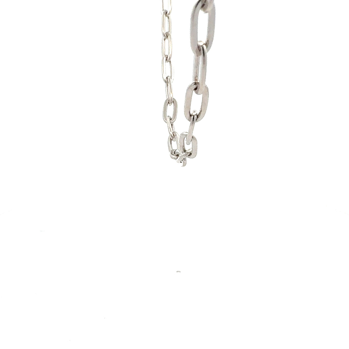 925 Sterling Silver 5.6mm 20&quot; Paperclip Link Chain