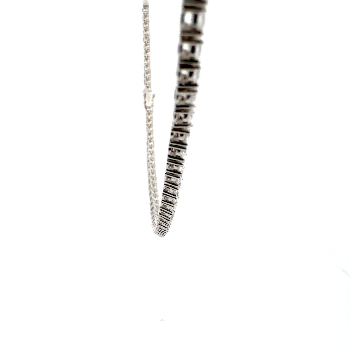 925 Sterling Silver 16&quot; 3mm Cubic Zirconia Chain