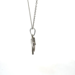 Stainless Steel 23X15mm Cross Pendant - 18"