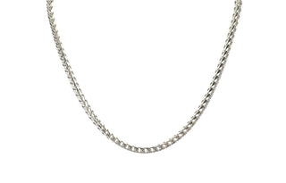 925 Sterling Silver 2.4mm Wheat Chain