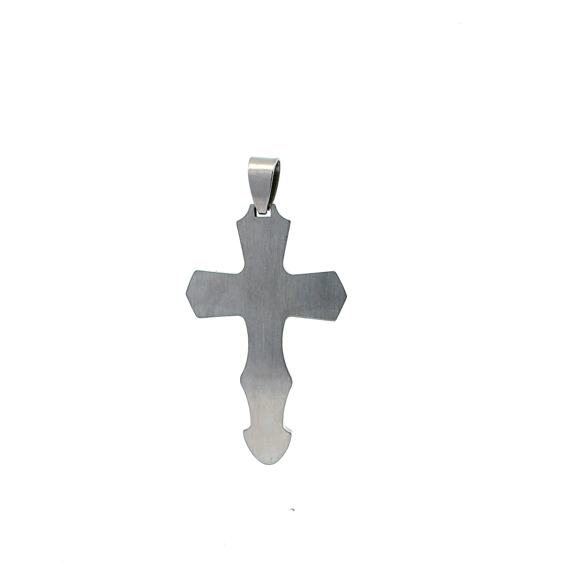 Stainless Steel 57x38mm Cross Pendant