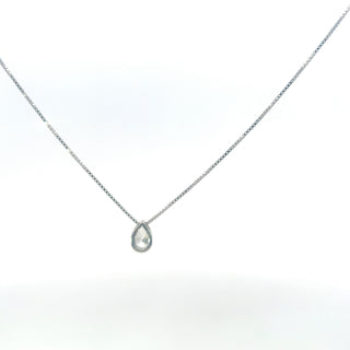 925 Sterling Silver Lab Grown Diamond  Pendant Necklace