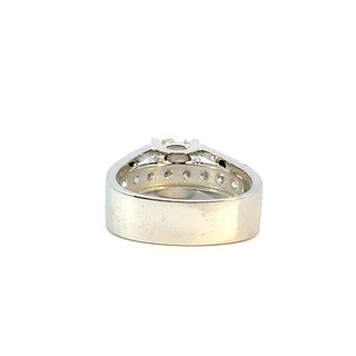 14K White Gold 2.85cttw Lab Grown Diamond Engagement Ring