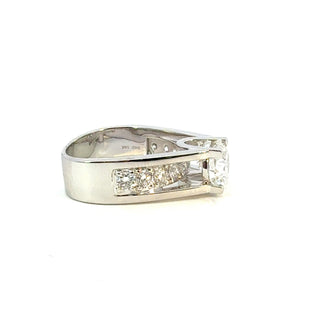 14K White Gold 2.85cttw Lab Grown Diamond Engagement Ring