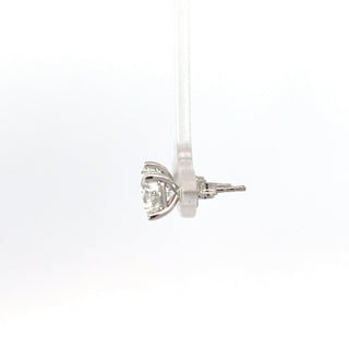 14K White Gold 3.18cttw Lab Grown Diamond Stud Earrings