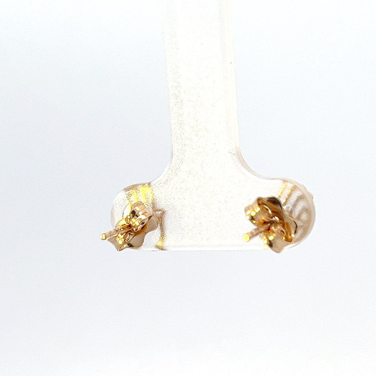 10K Yellow Gold stud Earrings