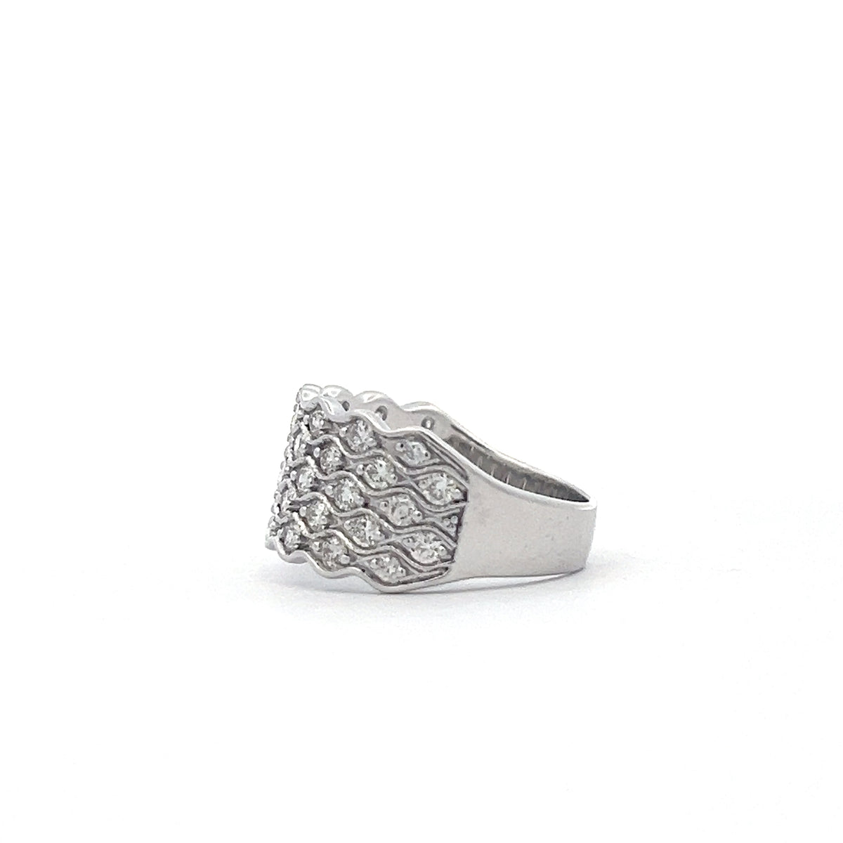10K White Gold 1.00cttw Diamond Ring