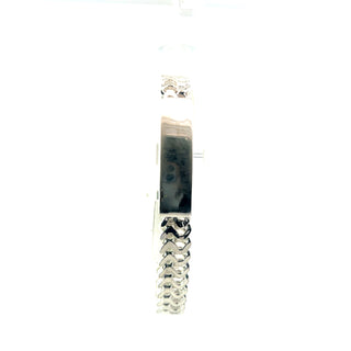 925 Sterling Silver 10.5mm I.D. Bracelet with Box Clasp - 8.5 Inches
