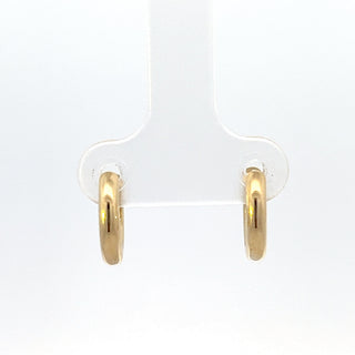 10K Yellow Gold Huggie Earrings