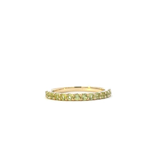 10K Yellow Gold Peridot Ring