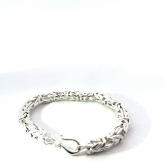 925 Sterling Silver 5.9mm Kings Link - 7 Inches