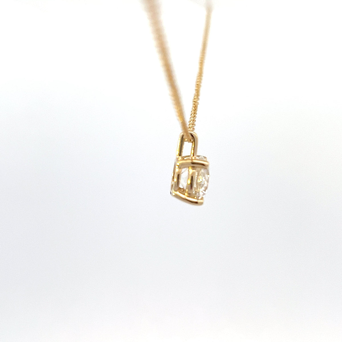 14K Yellow Gold 1.51ct Lab Grown Diamond Necklace
