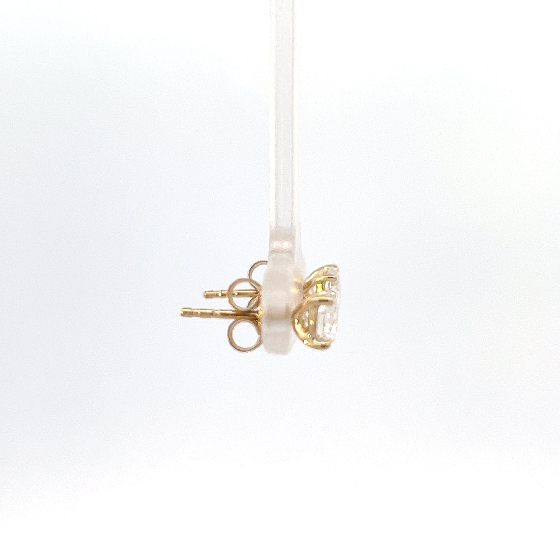 14K Yellow Gold 1.00cttw Lab Grown Diamond Stud Earrings