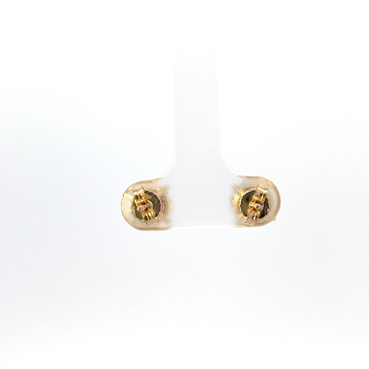 Aretes de oro amarillo de 14 quilates con diamantes cultivados en laboratorio de 1,05 quilates