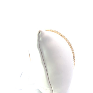 925 Silver Gold Plated Lab Diamond Tennis Bangle