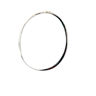 925 Silver Rhodium Plated Lab Diamond Channel Set Bangle