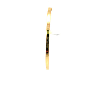 925 Silver Gold Plated Lab Diamond Channel Set Bangle