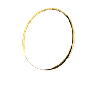 925 Silver Gold Plated Lab Diamond Channel Set Bangle