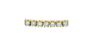 14K Yellow Gold Lab-Grown Diamond Bracelet