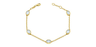 10K Yellow Gold 2.50ctttw Lab Grown Diamond Bracelet