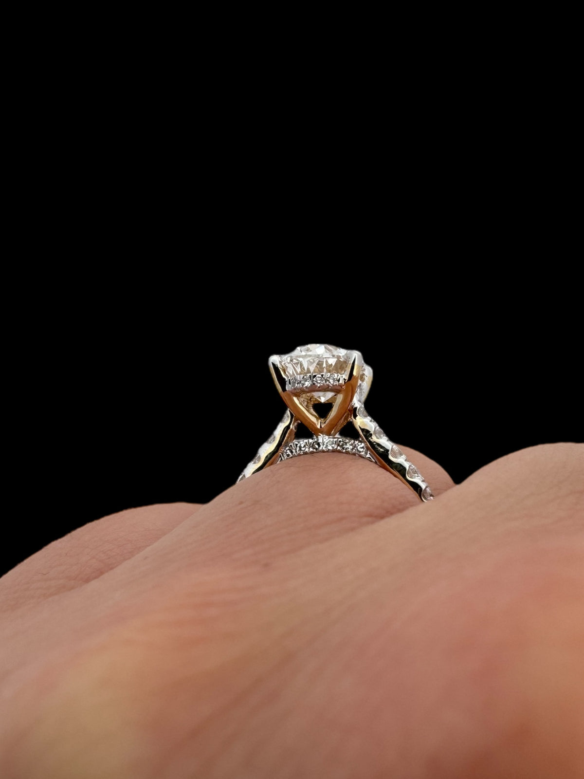 14K Yellow Gold 2.50 cttw Lab Grown Diamond Engagement Ring - Size 6.5