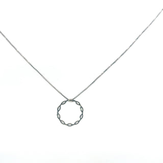 925 Sterling Silver Marquise Lab Grown Diamond Pendant Necklace