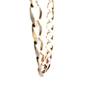 925 Sterling Silver 12.90mm Flat Curb Chain, 24"