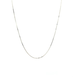 925 Sterling Silver 0.7mm Box Chain
